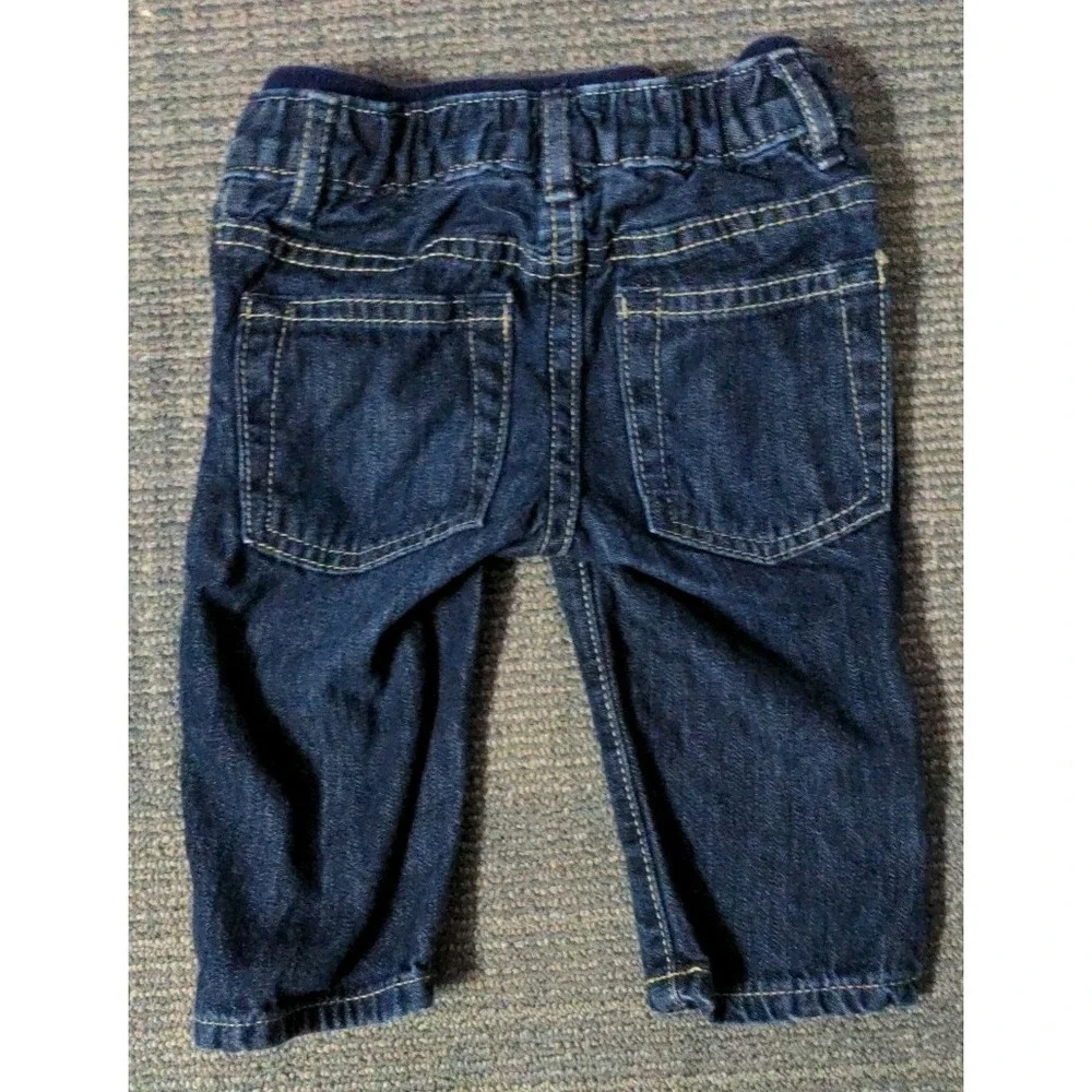 2 Pair Baby Gap 3-6 Months Jeans Lot Denim Pants Clothes Unisex‎